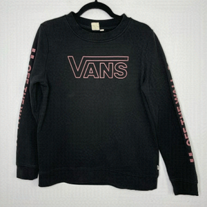 VANS graphic black logo crewneck sweatshirt